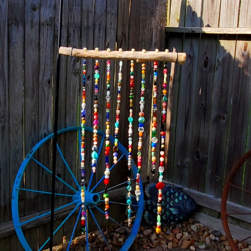 Driftwood Suncatcher 8 strands 321 beads
